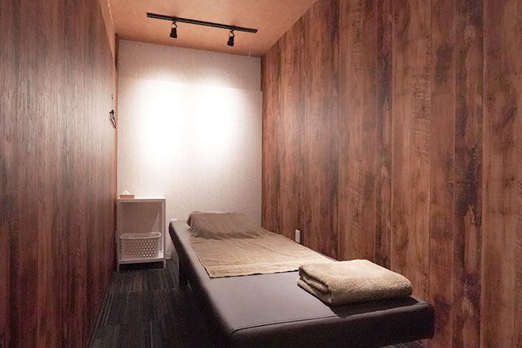 らじょあ整骨院の施術室